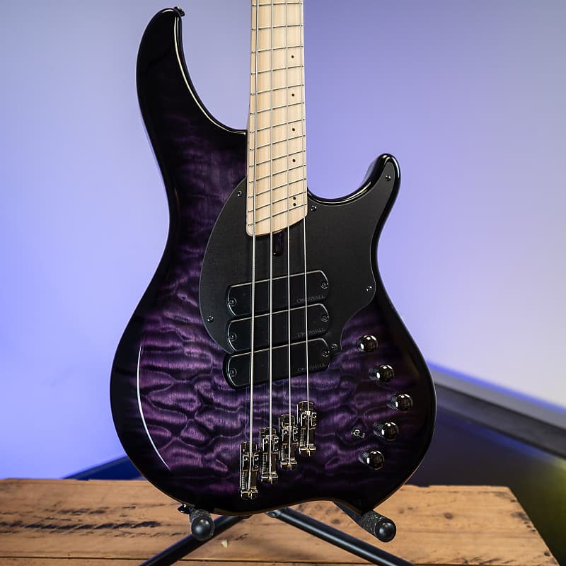 Dingwall Combustion 10th Anniversary 4-String 3 PUP Amethystburst Maple  Fretboard | Reverb