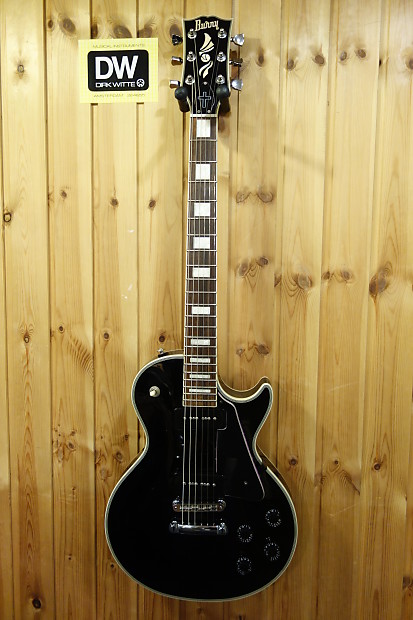 Burny 　レスポールカスタム　P90 Burny Les Paul Custom P-90 Black Japan | Reverb