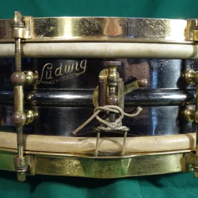 Ludwig Inspiration Snare Drum c.1918-26 Black Nickel/Gold image 1