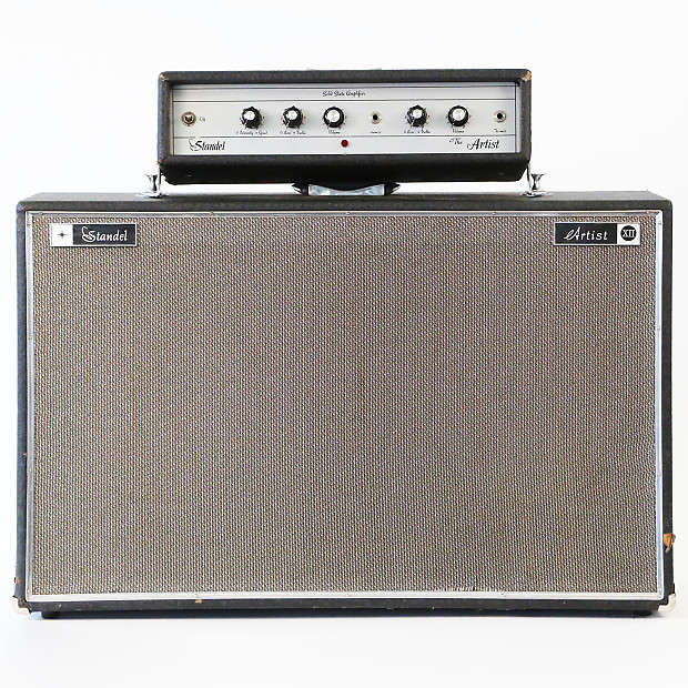 1965 Standel The Artist XII Piggyback Solid State Amplifier Very Nice 100 All Original Example