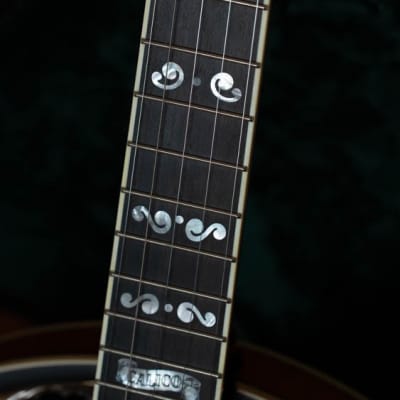 Deering Calico 5 String Curly Maple Resonator Banjo w/Spikes Installed #AX45 image 3
