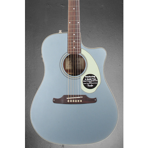 Fender Limited Edition Sonoran Sce Acoustic Electric Guitar - Ice Blue  Metallic