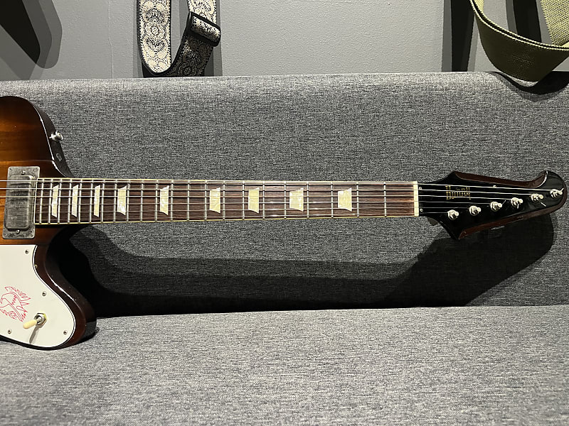 Burny FB-105 1989 Firebird V Vibrola Japan | Reverb