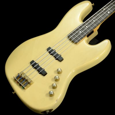 K.Nyui Custom Guitar Active JB Fretless MOD White Blonde  [10/13] for sale