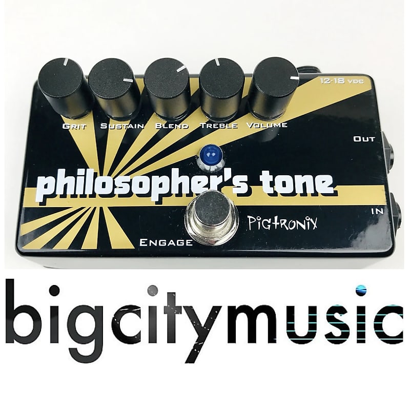 Pigtronix Philosopher's Tone コンプレッサー Pigtronix Philosopher's Tone 2 Optical Compressor Pedal