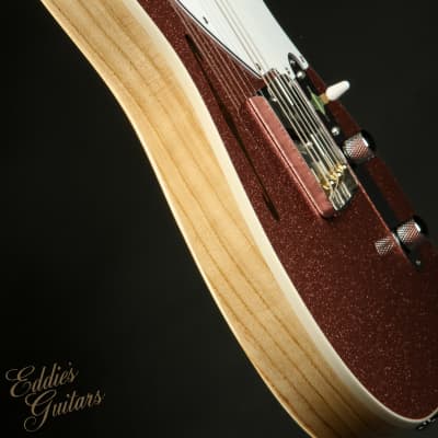 Suhr Eddie's Guitars Exclusive Custom Classic T Roasted - Rose Gold Sparkle image 16