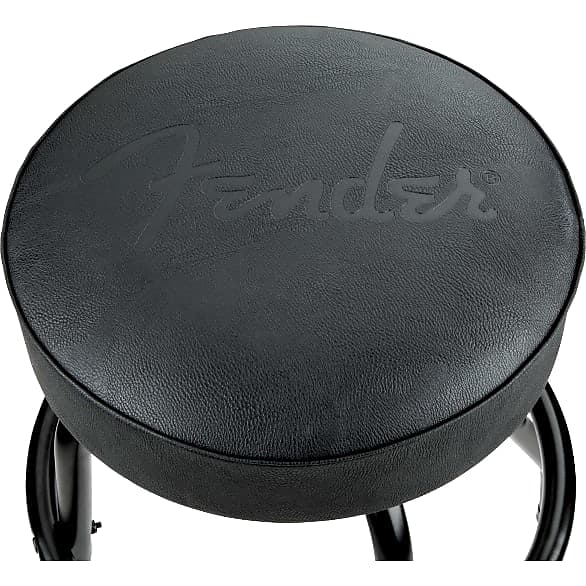 Fender Embossed Logo 24 inch Barstool (Black) | Reverb