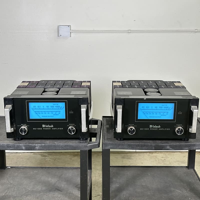 McIntosh MC1000 1000-Watt Mono Solid State Power Amplifier (Pair)  			