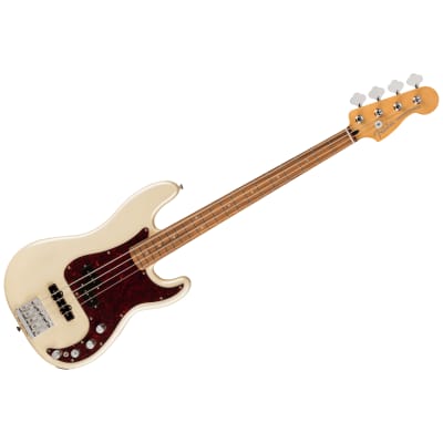 Player Plus Precision Bass PF Olympic Pearl Fender image 1