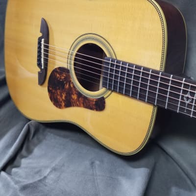 Alvarez MD60E Herringbone Masterworks Series Dreadnought Acoustic Electric image 1