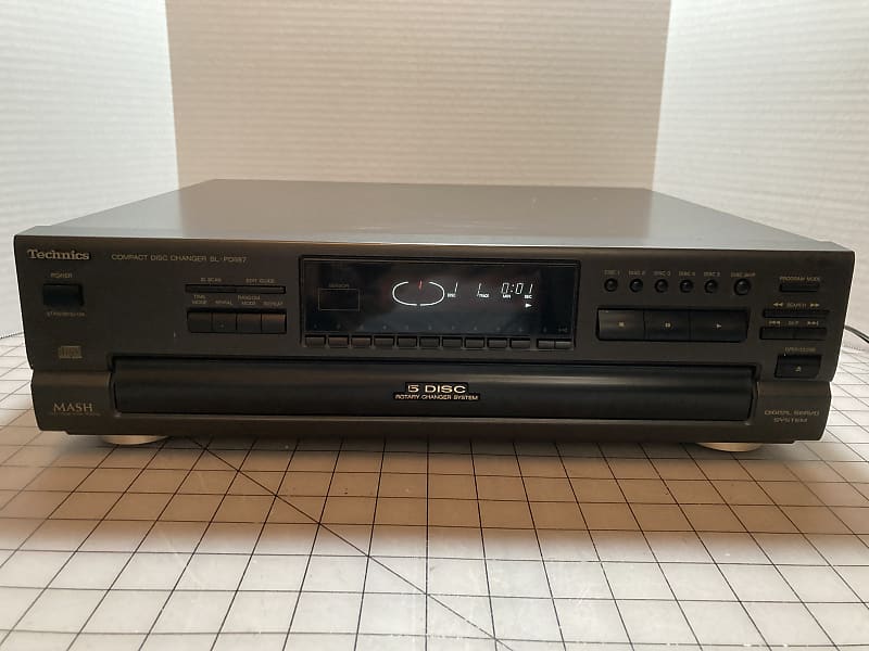 Technics SL-PD887 5 Disc CD Changer Player Digital Stereo System on sale No Remote Works