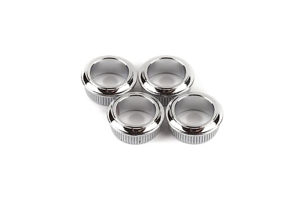 Fender Bass Tuning Machine Bushings- Standard/Deluxe Series (Mexico) Chrome image 1