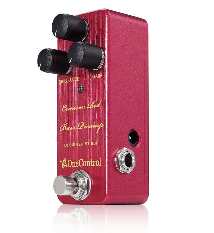 One Control Crimson Red Bass Preamp | Reverb