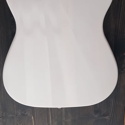 harley benton te-30 telecaster white body loaded image 2