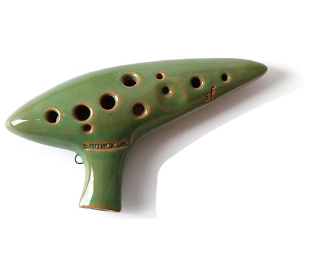 Samick OSF-1 Ocarina Soprano F Key Wind Instrument Jade Green image 1