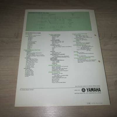 Yamaha CS-50 Brochure – 1975 - Original Vintage Synthesizer Catalog image 4