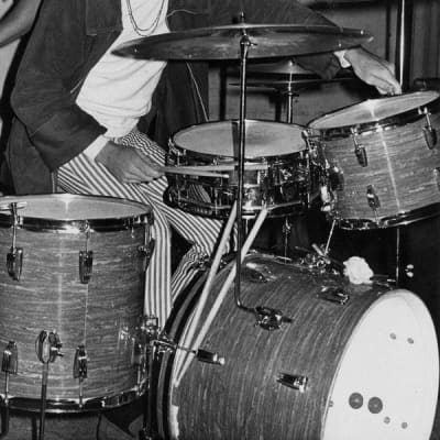 Ludwig The Doors, John Densmore, Robbie Krieger Played Ludwig 22,13,16,5×14 Supraphonic. Documented!! 1968 - Mod Orange image 20