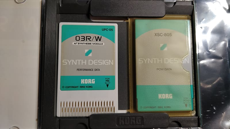 Korg 01/W XSC-805 and UPC-05 (for 03R/W) Synth Design