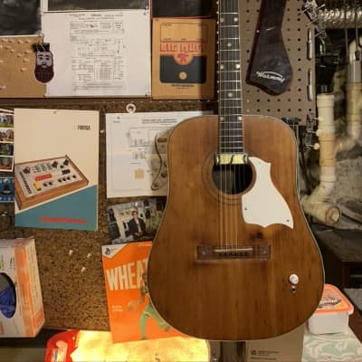 Kay Dreadnought  solid spruce top/ xbraced/gold foil with video image 15