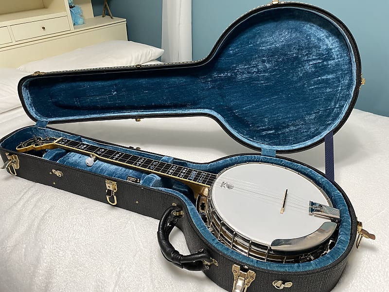 1990 Deering Calico 5-String Banjo - Blonde image 1