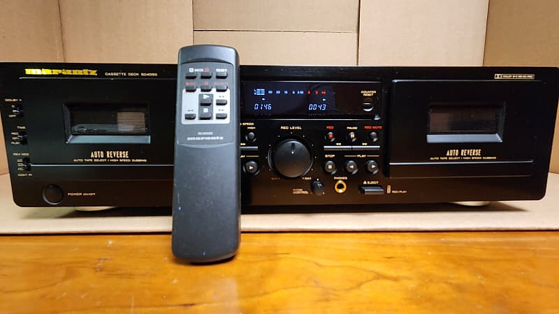 Marantz SD-4050 Dual Cassette Deck w/Remote - For Parts