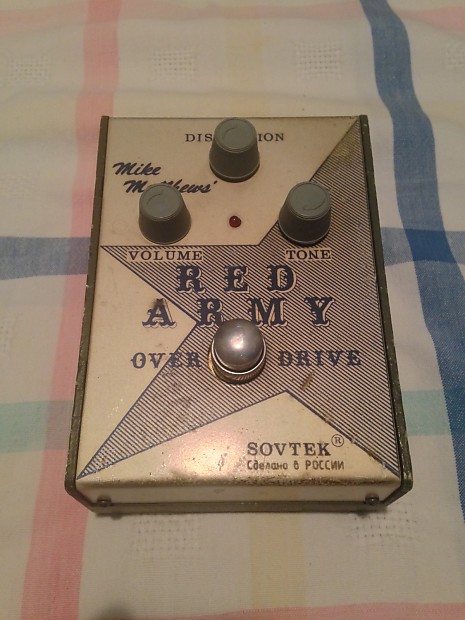 Sovtek Red Army Overdrive Russian Big Muff early s – Second Version
