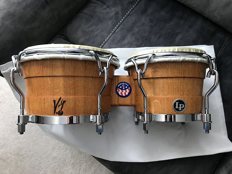 Latin Percussion “Valje” Red Oak Bongos Reverb