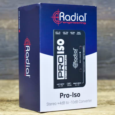 Radial Engineering Pro-Iso +4dB to -10dB Stereo XLR Line Converter and Isolator image 8