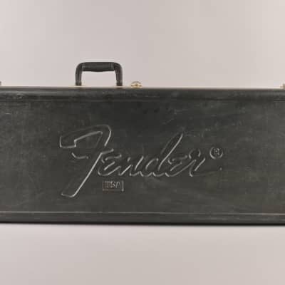 1977 1978 1979 1980 1981 Vintage Fender Stratocaster Telecaster Molded Plastic Guitar Black CASE USA 1970s image 1