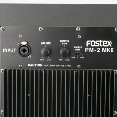 Fostex PM-2 MkII Active Studio Monitors Speakers Powered #37922 image 10