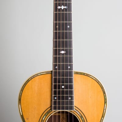 Wm. Stahl Solo Style # 8 Flat Top Acoustic Guitar,  made by Larson Brothers (1930), ser. #36405, black tolex hard shell case. image 8