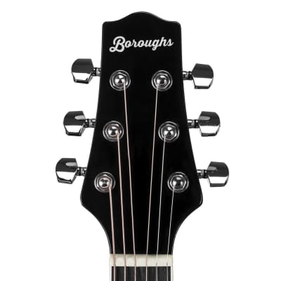 Boroughs B20DNT Beginner Dreadnought Acoustic Guitar Pack, Natural image 16