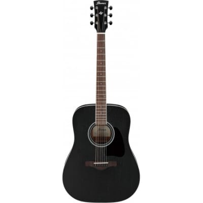 IBANEZ AW84-WK Artwood Akustik-Gitarre, Weatherd Black for sale