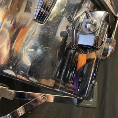 Frankie Banali's Quiet Riot, Ludwig 14x6.5" Timbale 1969 - Chrome over Aluminum image 10