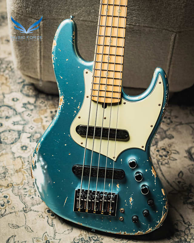 Xotic XJ-1T 5 String Heavy Aged-Ice Blue Metallic (Custom