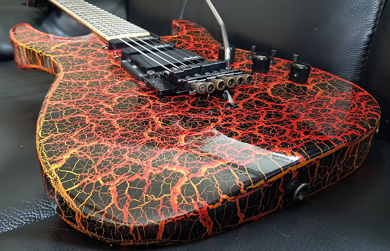 Charvel Model 6. Japan 1988. Fire Crackle. Stunning Original