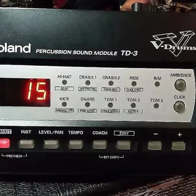 Roland TD-3 Electronic Drum Module V-Drum Percussion w/ Power Supply