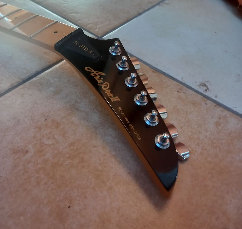 Aria Pro II Neck Superstrat / Explorer 80's Maple Reverb