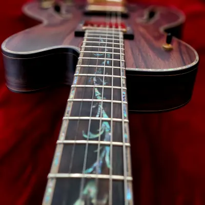 SJ Custom Guitars All Rosewood Es-275 Based Prototype,abalone Inlays, Alnico Pickups, image 17