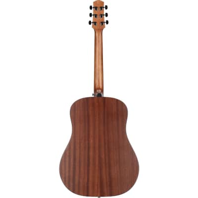 Ibanez AAD50-LG Advanced Acoustic Series Acoustic Guitar, Natural Low Gloss image 3