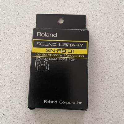 Roland Sound Library SN-R8-01 Contemporary Percussion CARD RARE