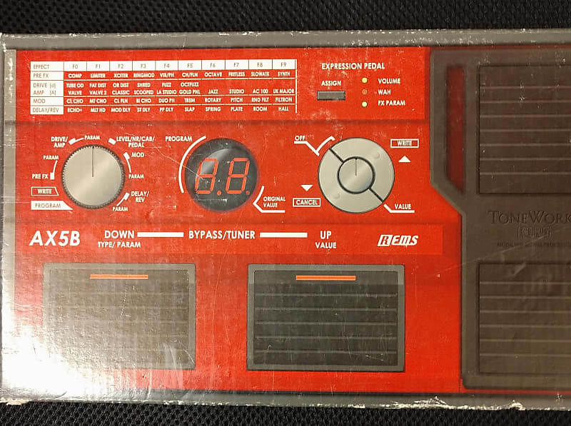 Korg Toneworks AX5B Bass Modeling Processor 2006 Red | Reverb