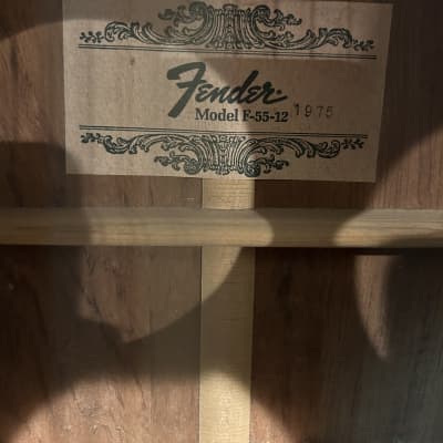 Fender F-55-12 1972 - 1978 - Natural image 2