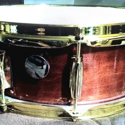 SNARE DRUM "RENOWN" BADGE MAPLE W/ REINFORCEMENT-RINGS - STOUT! FREE SHIP TO CUSA! image 2