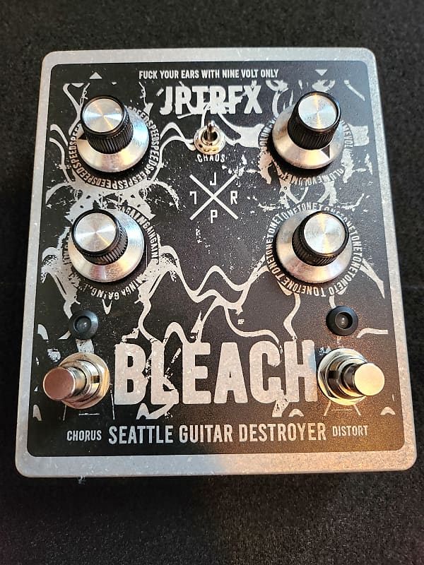 JPTR FX Bleach Nirvana in a Box, Distortion & Chorus Pedal Reverb
