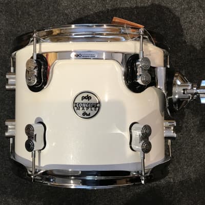 PDP Pacific Drums Concept Maple Series-12” rack Tom PDCM0912ST Pearlescent White image 1
