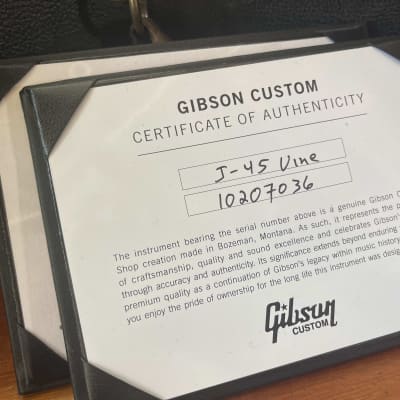 Gibson J-45 Vine 2017 - Autumn Burst image 7