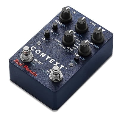 Red Panda Context 2 Reverberator, Blue/Graphics NEW (Authorized Dealer) image 1