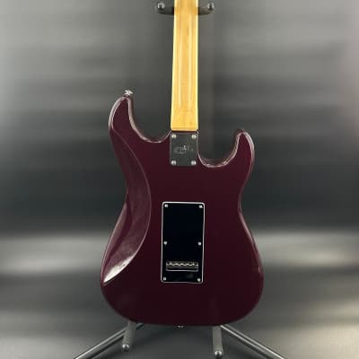 Used G&L Legacy USA Fullerton Deluxe HSS Ruby Red Metallic Left Handed w/bag TSU17287 image 5