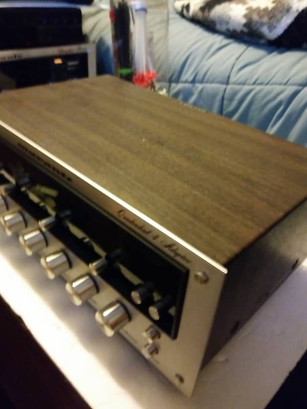 marantz 4000 アンプ Marantz 4000 Quad Pre Amp 1973-77 Silver/woodgrain | Reverb